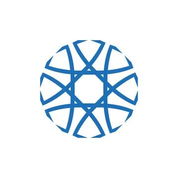 Style Luxury Idea Pattern Unique Colorful Abstract Mandala Logo Design Template Stock Illustration