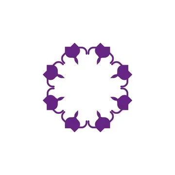 Style Luxury Idea Pattern Unique Colorful Abstract Mandala Logo Design Template Stock Illustration