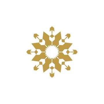 Style Luxury Idea Pattern Unique Colorful Abstract Mandala Logo Design Template Stock Illustration