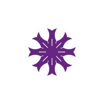 Style Luxury Idea Pattern Unique Colorful Abstract Mandala Logo Design Template Stock Illustration