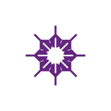 Style Luxury Idea Pattern Unique Colorful Abstract Mandala Logo Design Template Stock Illustration