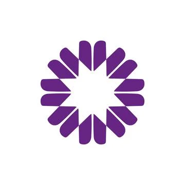 Style Luxury Idea Pattern Unique Colorful Abstract Mandala Logo Design Template Stock Illustration