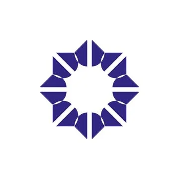 Style Luxury Idea Pattern Unique Colorful Abstract Mandala Logo Design Template Stock Illustration