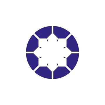 Style Luxury Idea Pattern Unique Colorful Abstract Mandala Logo Design Template Stock Illustration