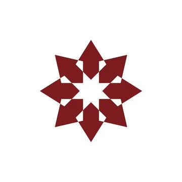 Style Luxury Idea Pattern Unique Colorful Abstract Mandala Logo Design Template Stock Illustration