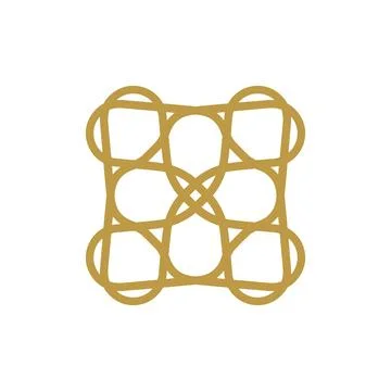 Style Luxury Idea Pattern Unique Colorful Abstract Mandala Logo Design Template Stock Illustration