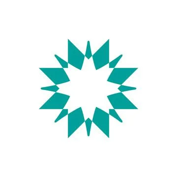 Style Luxury Idea Pattern Unique Colorful Abstract Mandala Logo Design Template Stock Illustration