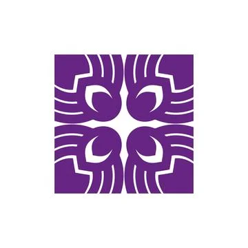 Style Luxury Idea Pattern Unique Colorful Abstract Mandala Logo Design Template Stock Illustration