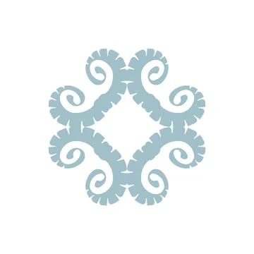 Style Luxury Idea Pattern Unique Colorful Abstract Mandala Logo Design Template Stock Illustration