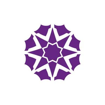 Style Luxury Idea Pattern Unique Colorful Abstract Mandala Logo Design Template Stock Illustration