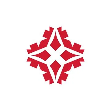 Style Luxury Idea Pattern Unique Colorful Abstract Mandala Logo Design Template Stock Illustration