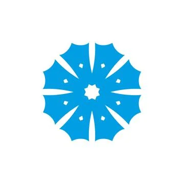 Style Luxury Idea Pattern Unique Colorful Abstract Mandala Logo Design Template Stock Illustration