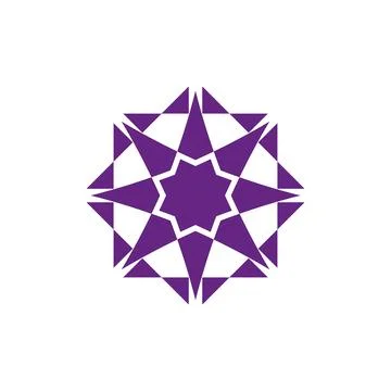 Style Luxury Idea Pattern Unique Colorful Abstract Mandala Logo Design Template Stock Illustration