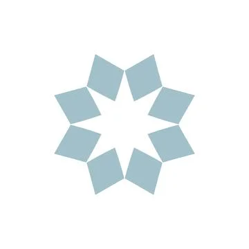 Style Luxury Idea Pattern Unique Colorful Abstract Mandala Logo Design Template Stock Illustration