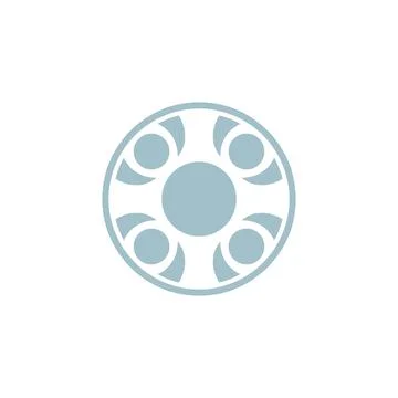 Style Luxury Idea Pattern Unique Colorful Abstract Mandala Logo Design Template Stock Illustration