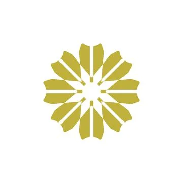 Style Luxury Idea Pattern Unique Colorful Abstract Mandala Logo Design Template Stock Illustration