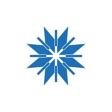 Style Luxury Idea Pattern Unique Colorful Abstract Mandala Logo Design Template Stock Illustration