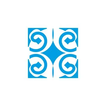 Style Luxury Idea Pattern Unique Colorful Abstract Mandala Logo Design Template Stock Illustration