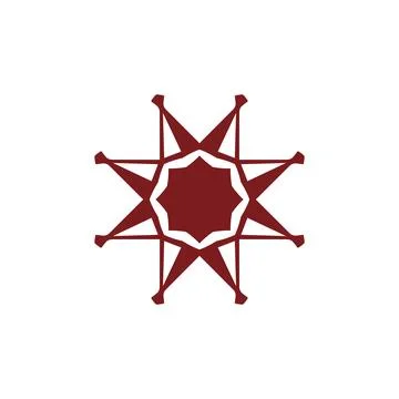 Style Luxury Idea Pattern Unique Colorful Abstract Mandala Logo Design Template Stock Illustration