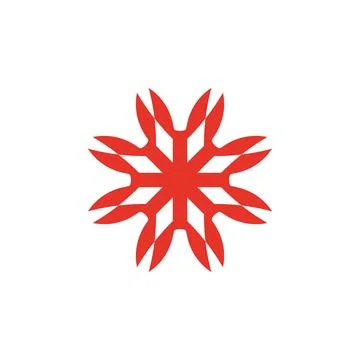 Style Luxury Idea Pattern Unique Colorful Abstract Mandala Logo Design Template Stock Illustration