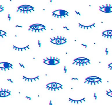 Style offset and multiply. Illustrazione stock