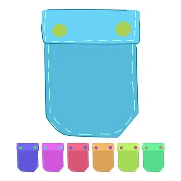Style pocket vector cartoon graphic Ilustração Stock