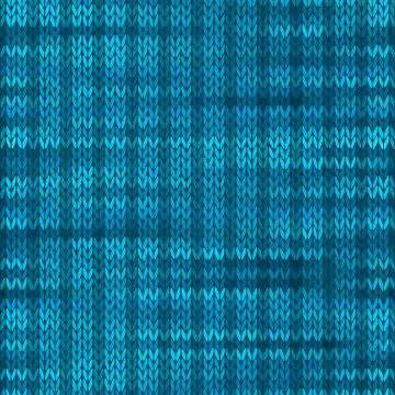 Style seamless knitted melange pattern. Stock Illustration