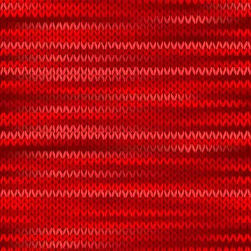Style seamless knitted melange pattern. red color vector illustration Stock Illustration