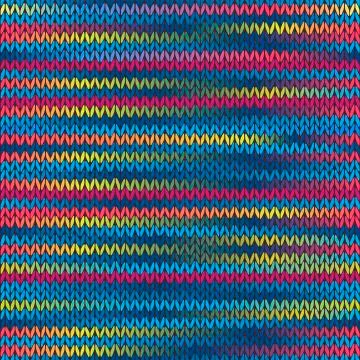 Style Seamless Knitted Melange Pattern Stock Illustration