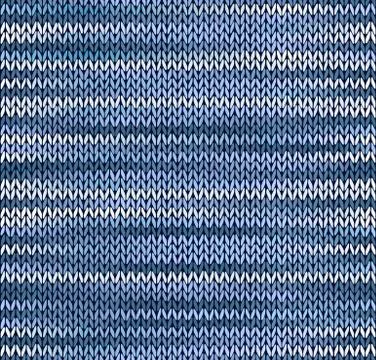 Style Seamless Knitted Pattern Stock Illustration