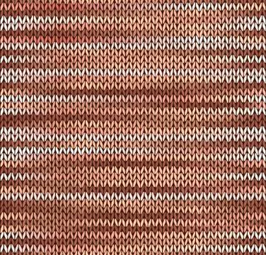 Style seamless knitted pattern Stock Illustration