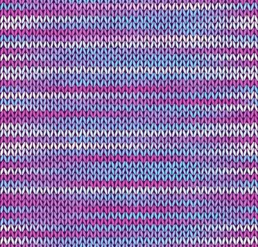 Style seamless knitted pattern Stock Illustration