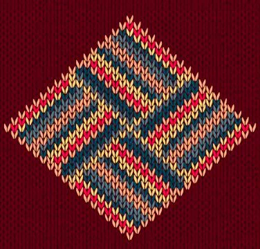 Style Seamless Vintage Pattern Stock Illustration