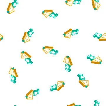 Style table lamp isometric icon seamless pattern 스톡 일러스트