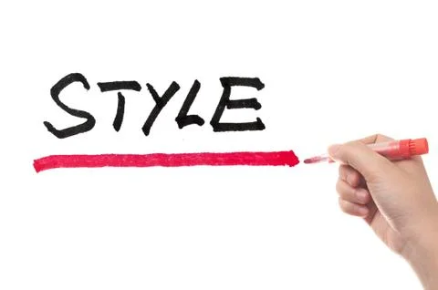 Style word Stock Photos