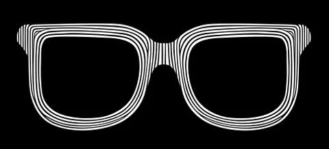 Styled sunglasses Stock Illustration