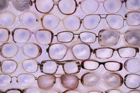 Styles of eyeglasses Foto stock