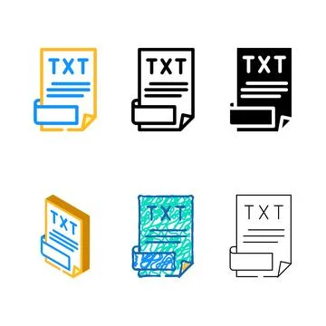 Styles portfolio folder color icon vector Stock Illustration