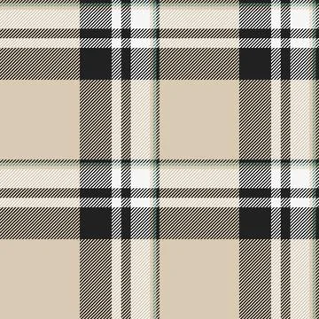 Styling check tartan vector, repeat pattern seamless background. Mixed fabr.. Stock Illustration