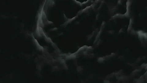 Stylised dramatic storm clouds moving across dark background 스톡 동영상 328669707