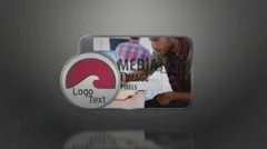 Stylised fan media - AE Version 5 Stock After Effects