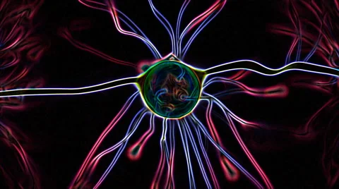 Stylised Plasma Ball electrical discharge Stock Footage 66507007