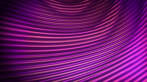 Stylish 3D elegant abstract shiny reflective metallic waves. Abstract wavy Stock Footage 263972779