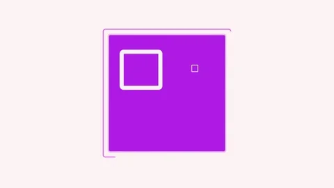 Stylish abstract app icon in a flat design, with sharp lines and simple sha.. Video stock 309016780