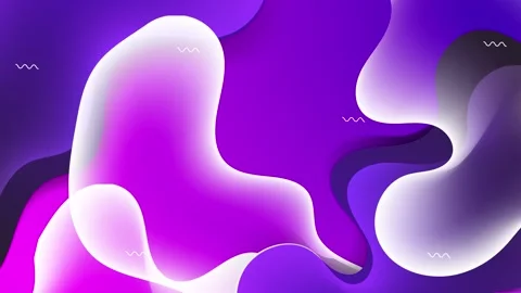 Stylish abstract dotted patterns layered with vibrant gradient wave shapes Stock Footage 310221911
