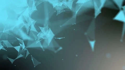 Stylish abstract engineering, technology and science motion background. Plexus Stock Footage 71139693