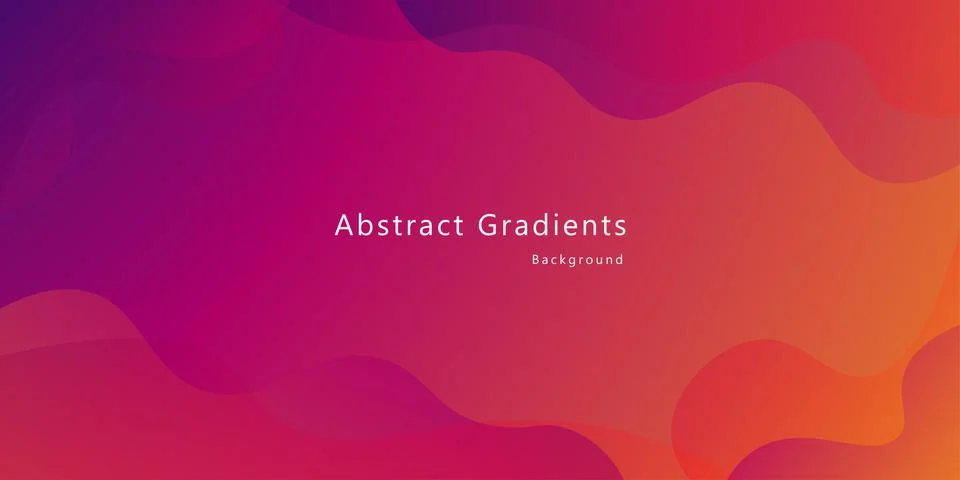 Stylish abstract gradient background,dynamic fluid flow poster card web socia Stock Illustration