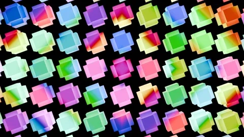 Stylish abstract light patterns moving rhythmically for vibrant music expression Stock Footage 292095288