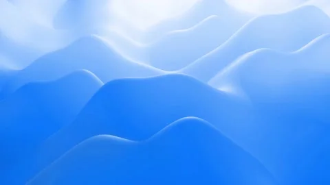 Stylish abstract looped background, changing surface of soft translucent Stock Footage 137488034