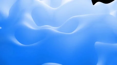 Stylish abstract looped background, changing surface of soft translucent Stock Footage 140267428